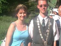 Jungschützenkönigspaar 2001-2002  Dennis Eickholt und Yvonne Langer